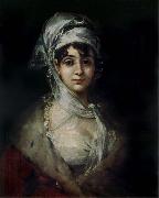 Francisco de goya y Lucientes Portrait of antonia zarate oil painting artist